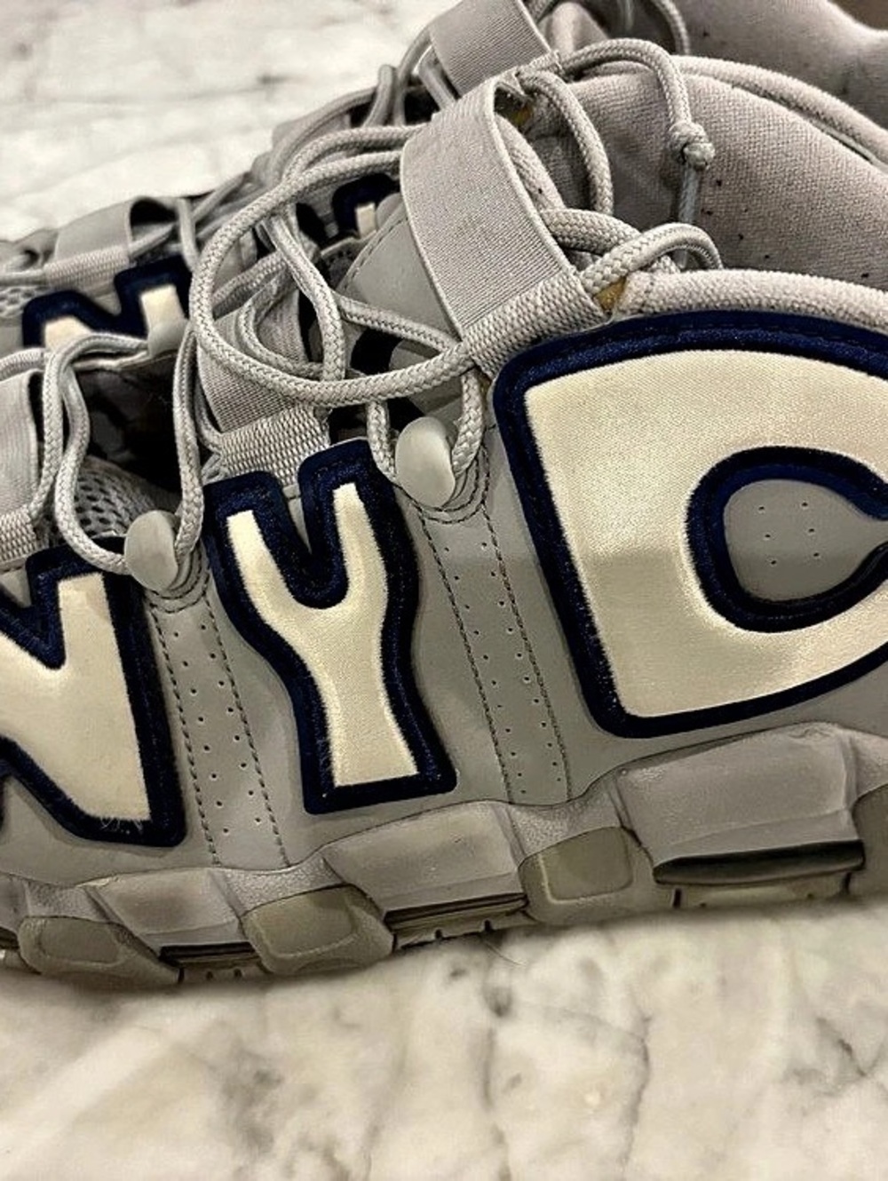 Nike Air More Uptempo Sneakers White & Blue US 12